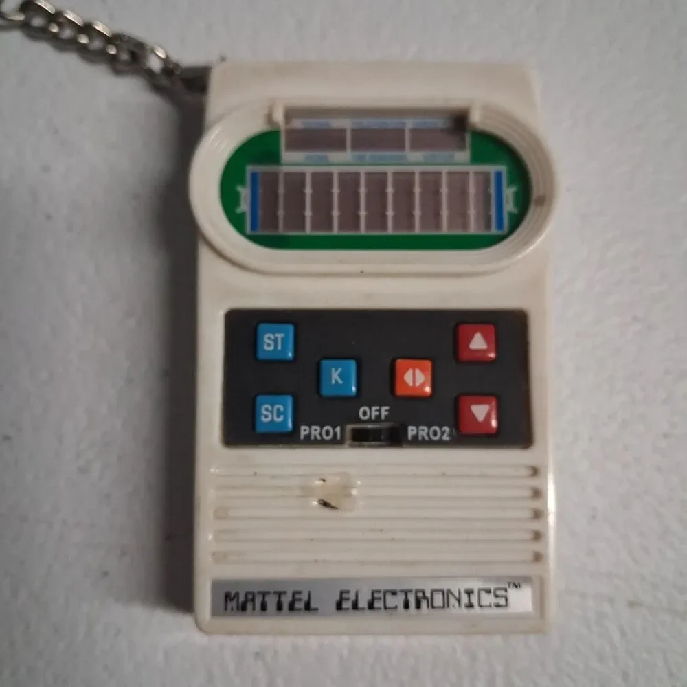 Vintage 1977 MATTEL ELECTRONICS Football I Handheld Game - Works